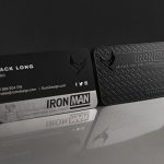 کارت ویزیت پلکسی مشکی طرح 2 چاپ چت