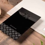 کارت ویزیت پلکسی مشکی طرح 8 اسلایدر 6