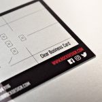 کارت ویزیت شیشه ای مات