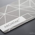 کارت ویزیت فلزی مدرن