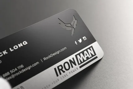 iron man card visit