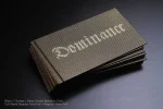 نمونه طرح کارت ویزیت Dominance
