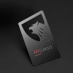 کارت ویزیت مشکی اکرلیک