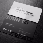 کارت ویزیت Born