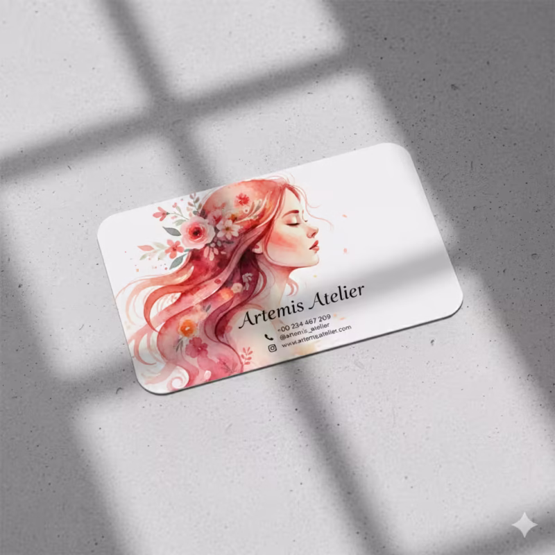 سفارش کارت ویزیت سالن زیبایی