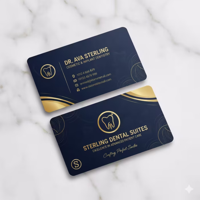 نمونه کارت ویزیت دندان پزشکی