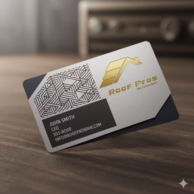 کارت ویزیت آلومینیومی