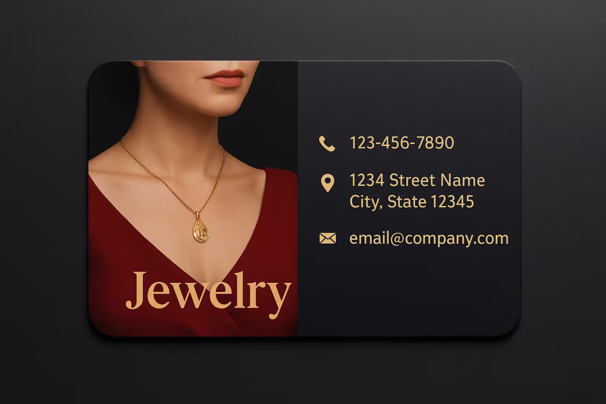 کارت ویزیت طلافروشی