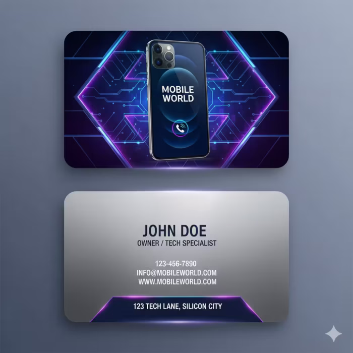 کارت ویزیت لاکچری موبایل کارت ویزیت لاکچری موبایل