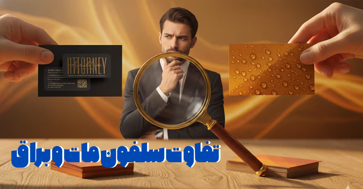 تفاوت سلفون مات و براق