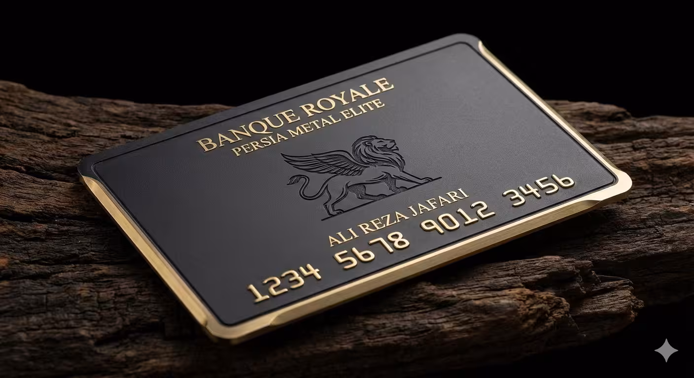 کارت بانکی فلزی کارت بانکی فلزی